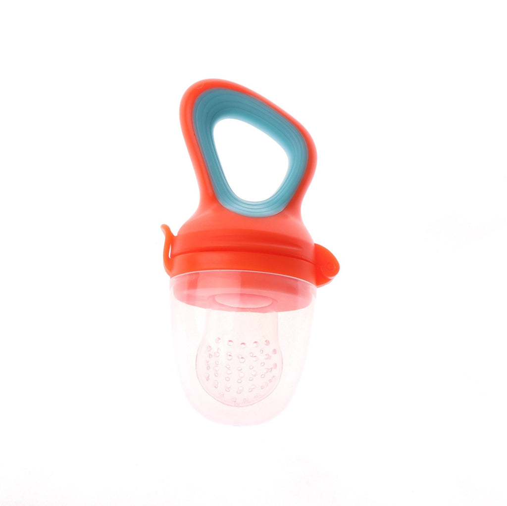 Baby Teething Soother Silicone Pacifier-MamaToddler-Orange-Mama Toddler