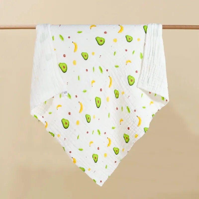 Breathable Muslin Cotton Baby Swaddle Blanket-MamaToddler-Avocado-Mama Toddler