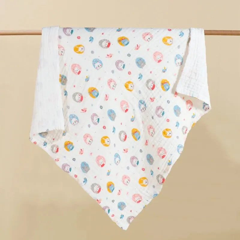 Breathable Muslin Cotton Baby Swaddle Blanket-MamaToddler-Rabbit Paradise-Mama Toddler