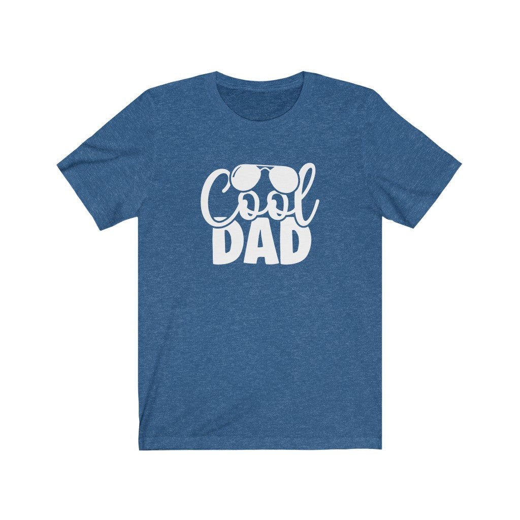 Cool Dad T-Shirt-T-Shirt-Printify-Heather True Royal-XS-Mama Toddler