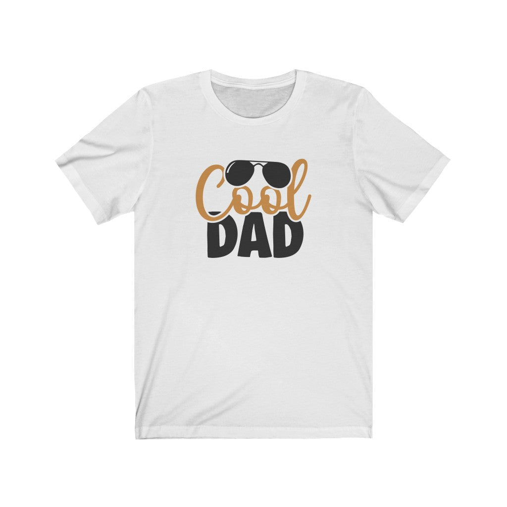 Cool Dad T-Shirt-T-Shirt-Printify-White-XS-Mama Toddler