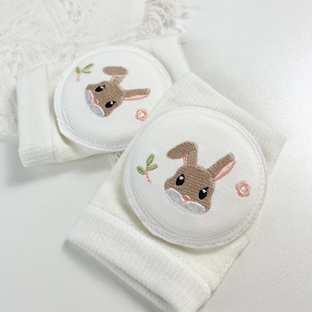 Cute Animal Cartoon Knee Pads For Toddlers-MamaToddler-Bunny Pink Primrose-Mama Toddler