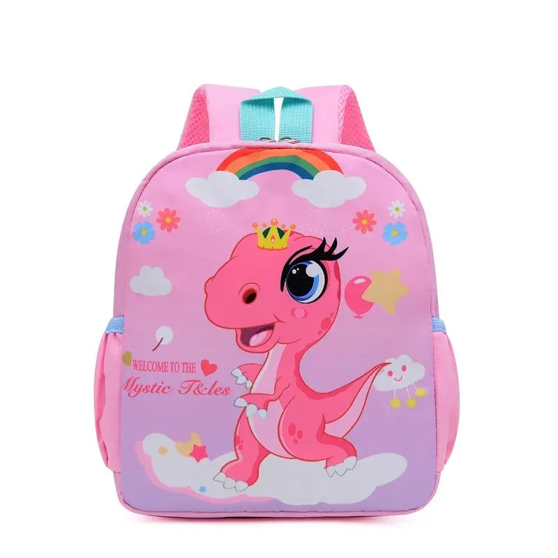 Cute Cartoon Printed Waterproof School Bags-MamaToddler-Pink Dinosaur-Mama Toddler