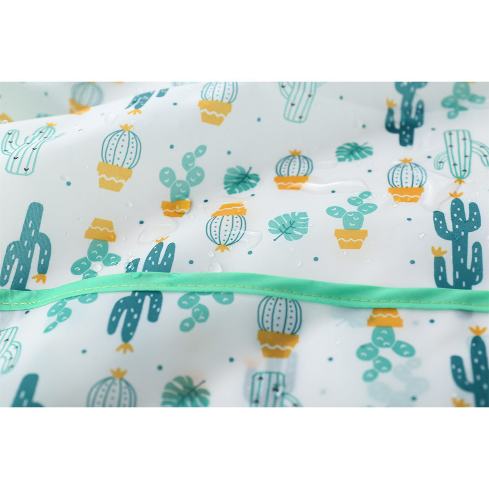 Cute Cartoon Toddler Waterproof Bibs-Mama Toddler-Cactus-For 0-3 Years-Mama Toddler