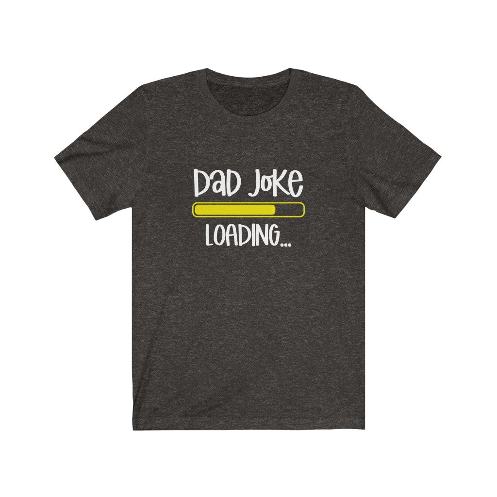 Dad Joke Loading T-Shirt-T-Shirt-Printify-Black Heather-XS-Mama Toddler