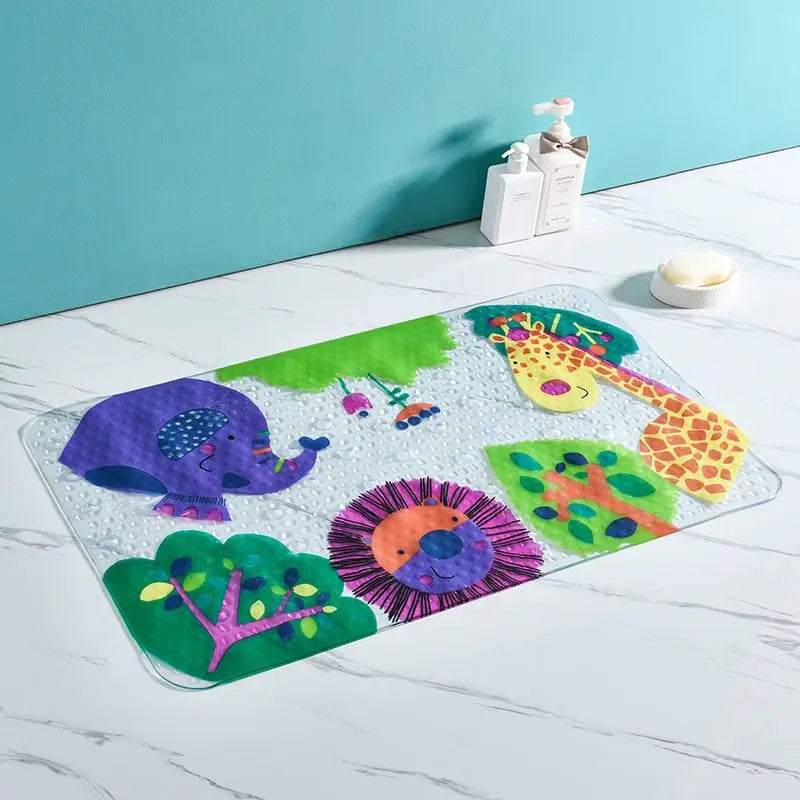 Eco-friendly Cartoon Non-Slip Bathroom Mat-MamaToddler-Under Sea-39x69 cm-Mama Toddler