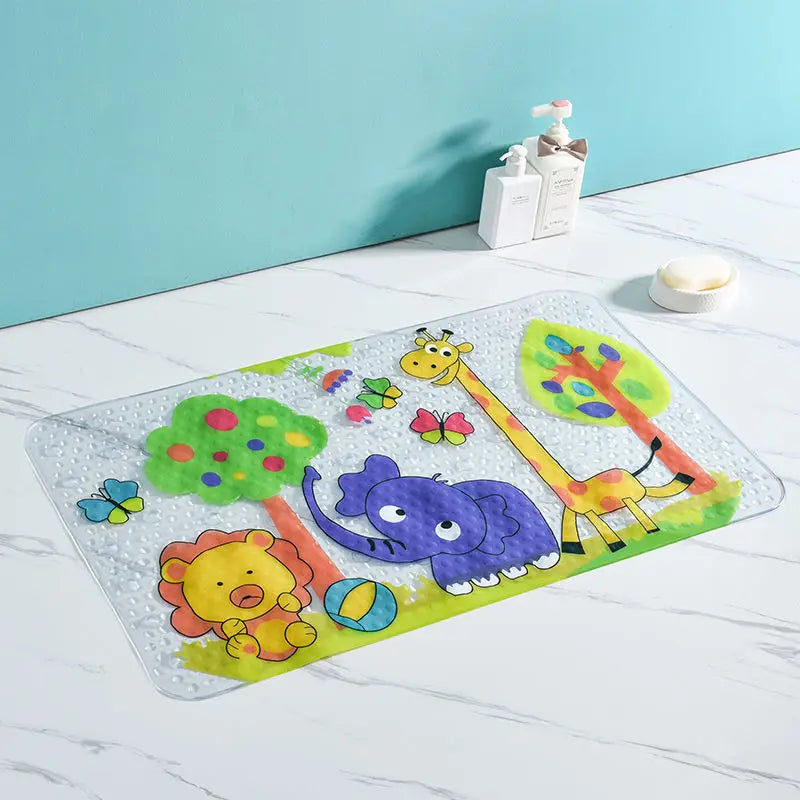 Eco-friendly Cartoon Non-Slip Bathroom Mat-MamaToddler-Under Sea-39x69 cm-Mama Toddler