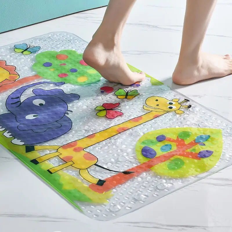 Eco-friendly Cartoon Non-Slip Bathroom Mat-MamaToddler-Under Sea-39x69 cm-Mama Toddler