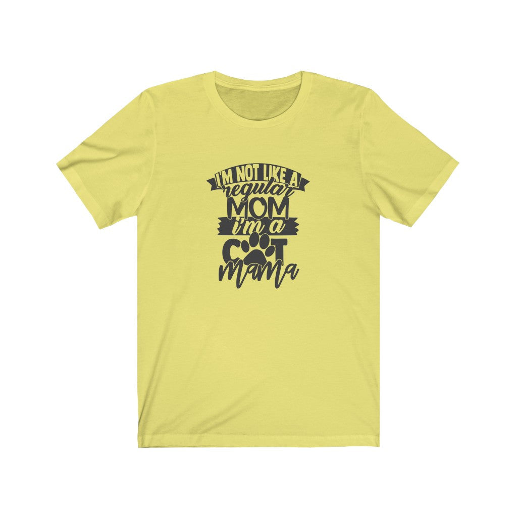 I'm a Cat Mama T-Shirt-T-Shirt-Printify-Yellow-S-Mama Toddler