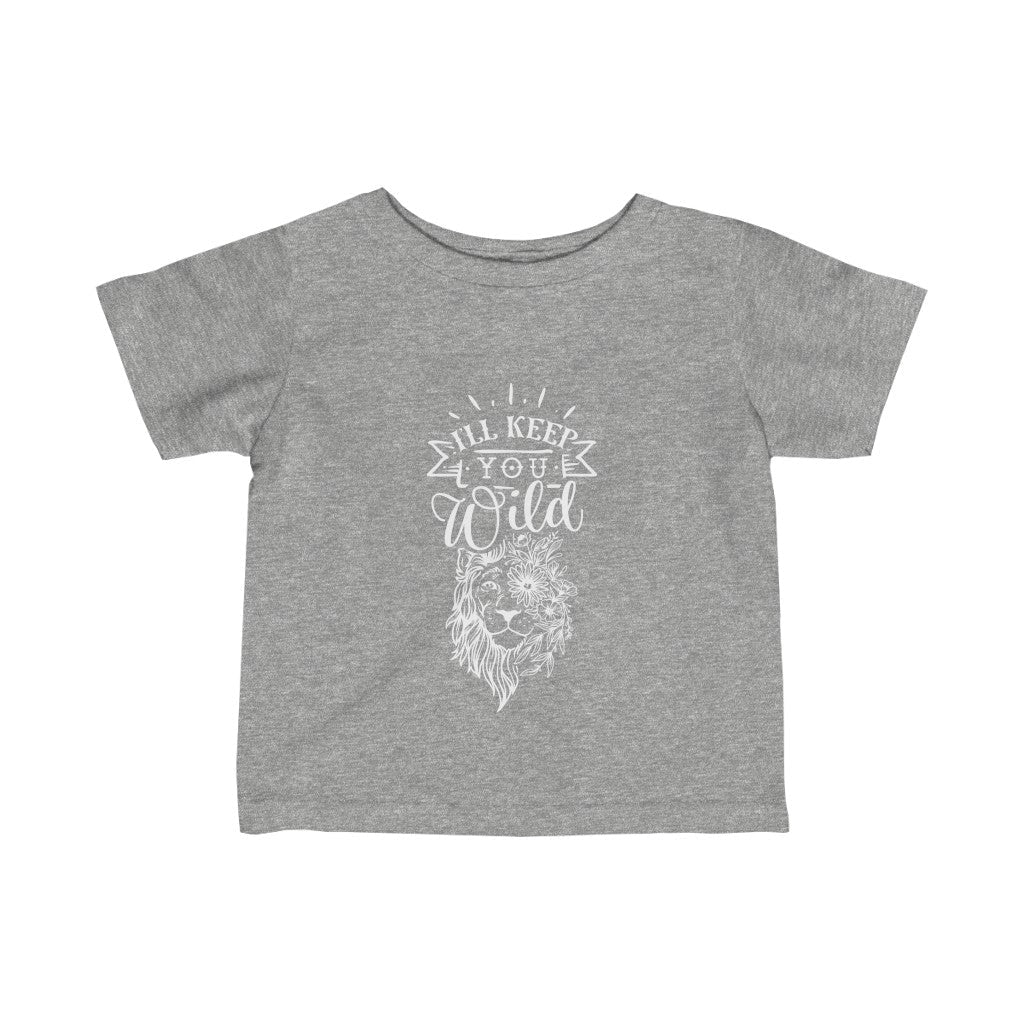 Kids - I'll Keep You Wild T-Shirt-Kids clothes-Printify-Heather-6M-Mama Toddler