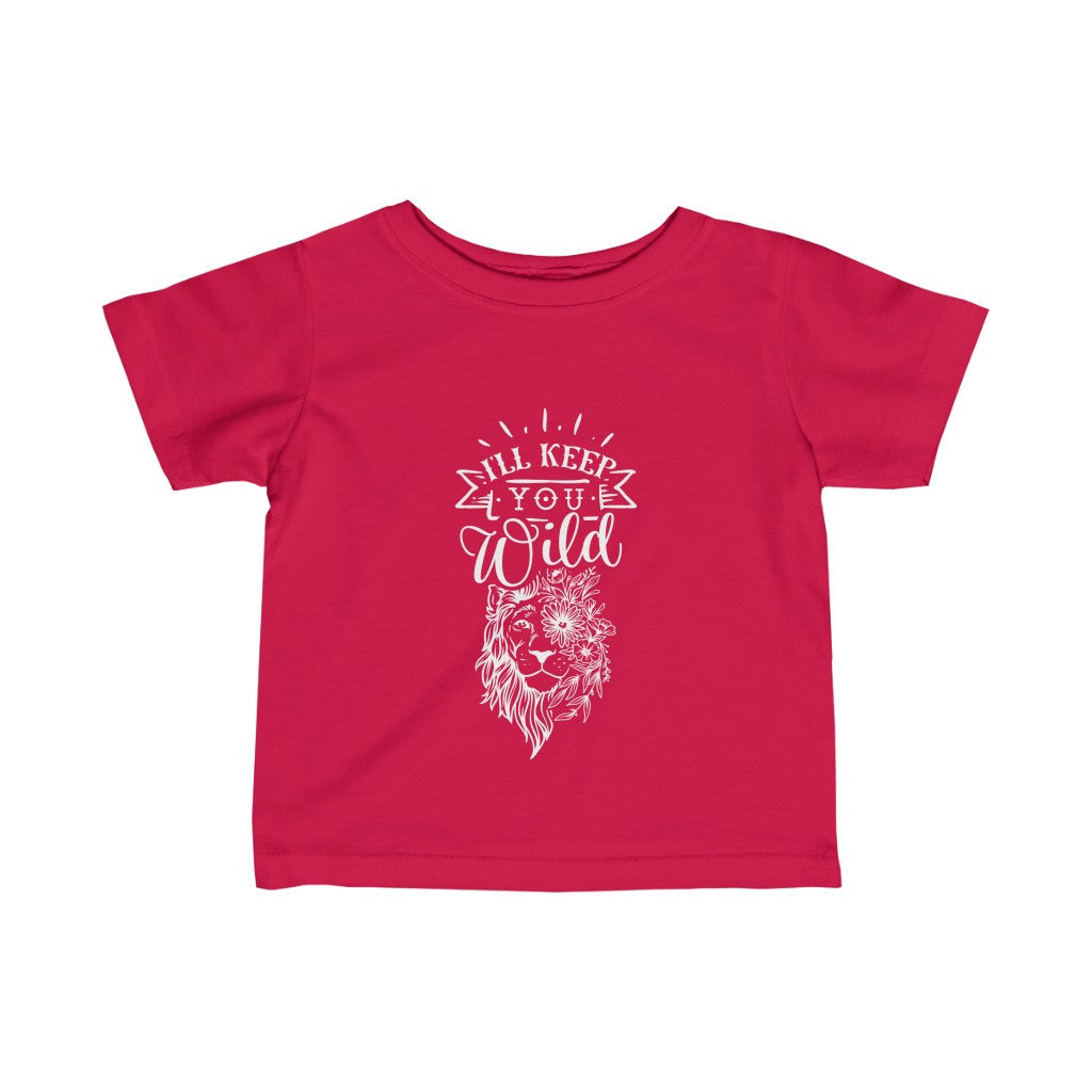 Kids - I'll Keep You Wild T-Shirt-Kids clothes-Printify-Red-6M-Mama Toddler