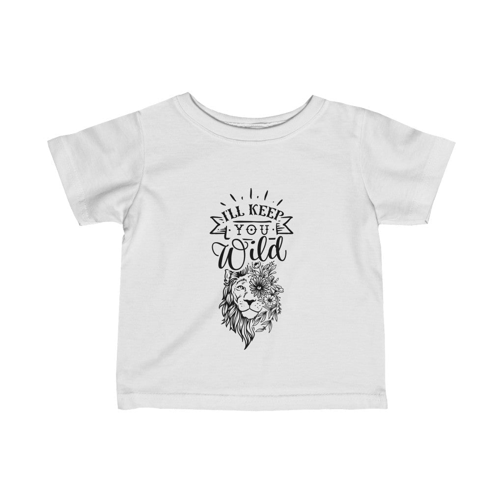 Kids - I'll Keep You Wild T-Shirt-Kids clothes-Printify-White-6M-Mama Toddler