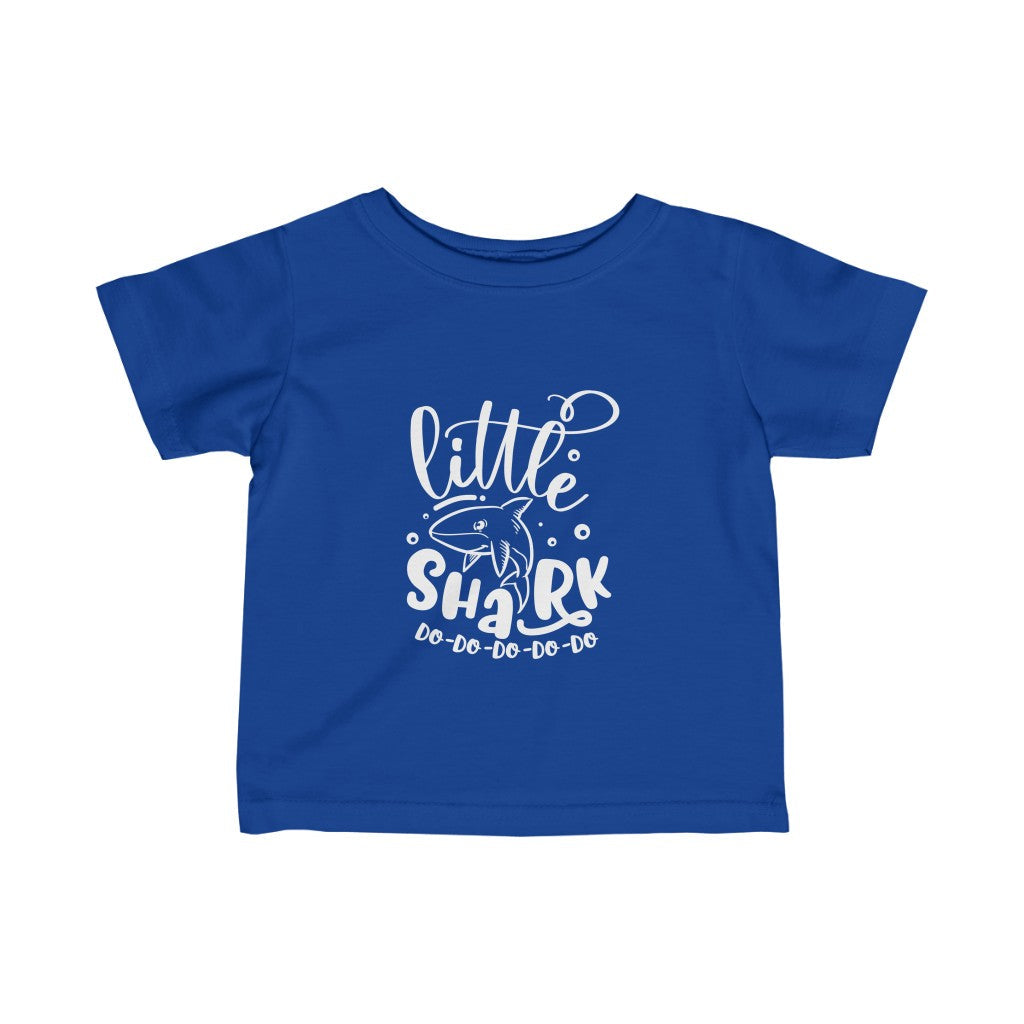 Kids - Little Shark T-Shirt-Kids clothes-Printify-Royal-6M-Mama Toddler