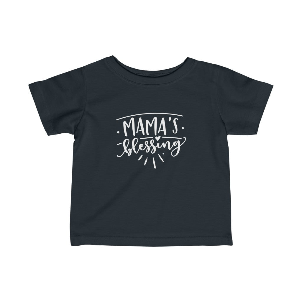 Kids - Mama's Blessing T-Shirt-Kids clothes-Printify-Black-6M-Mama Toddler