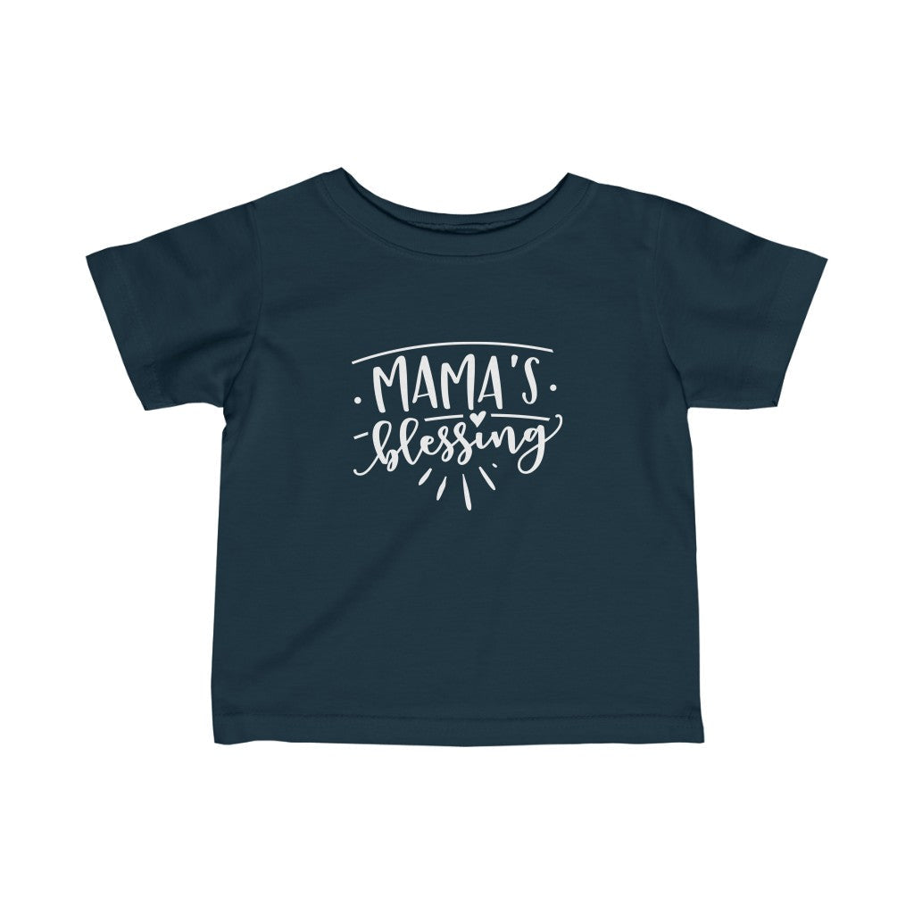 Kids - Mama's Blessing T-Shirt-Kids clothes-Printify-Navy-6M-Mama Toddler