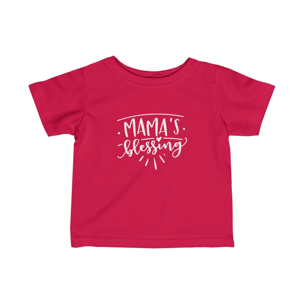 Kids - Mama's Blessing T-Shirt-Kids clothes-Printify-Red-6M-Mama Toddler