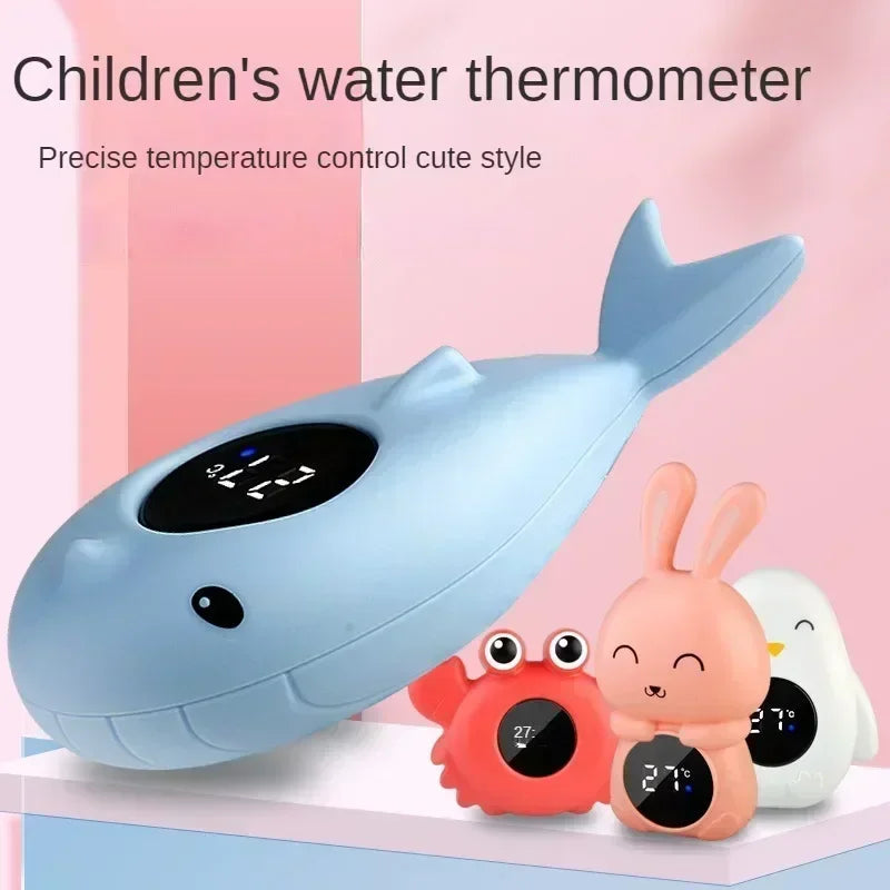 LED Display Floating Digital Baby Bath Water Thermometer-MamaToddler-Red Crab-Mama Toddler