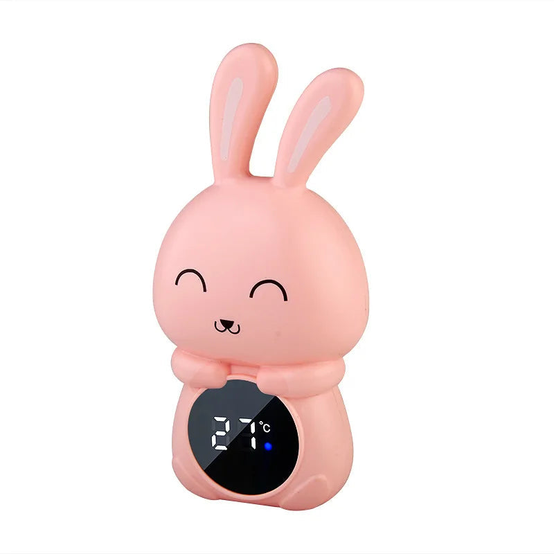 LED Display Floating Digital Baby Bath Water Thermometer-MamaToddler-Pink Bunny-Mama Toddler