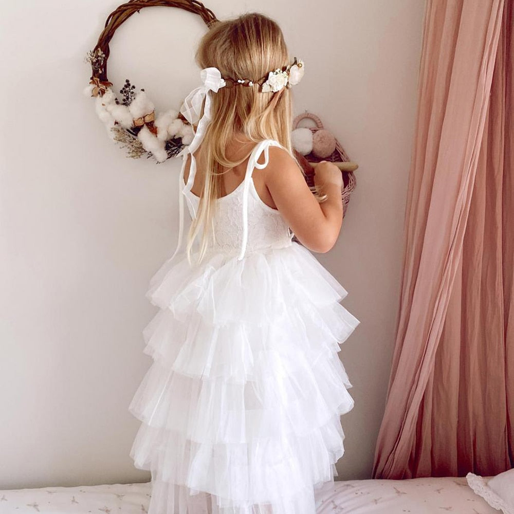 Little Princess Layered Dress-MamaToddler-White-3 Year Old-Mama Toddler