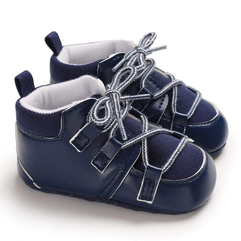 LittleAngel Soft Sole Non-Slip Baby Shoes-MamaToddler-Style 3 - Blue-0-6 Months-Mama Toddler