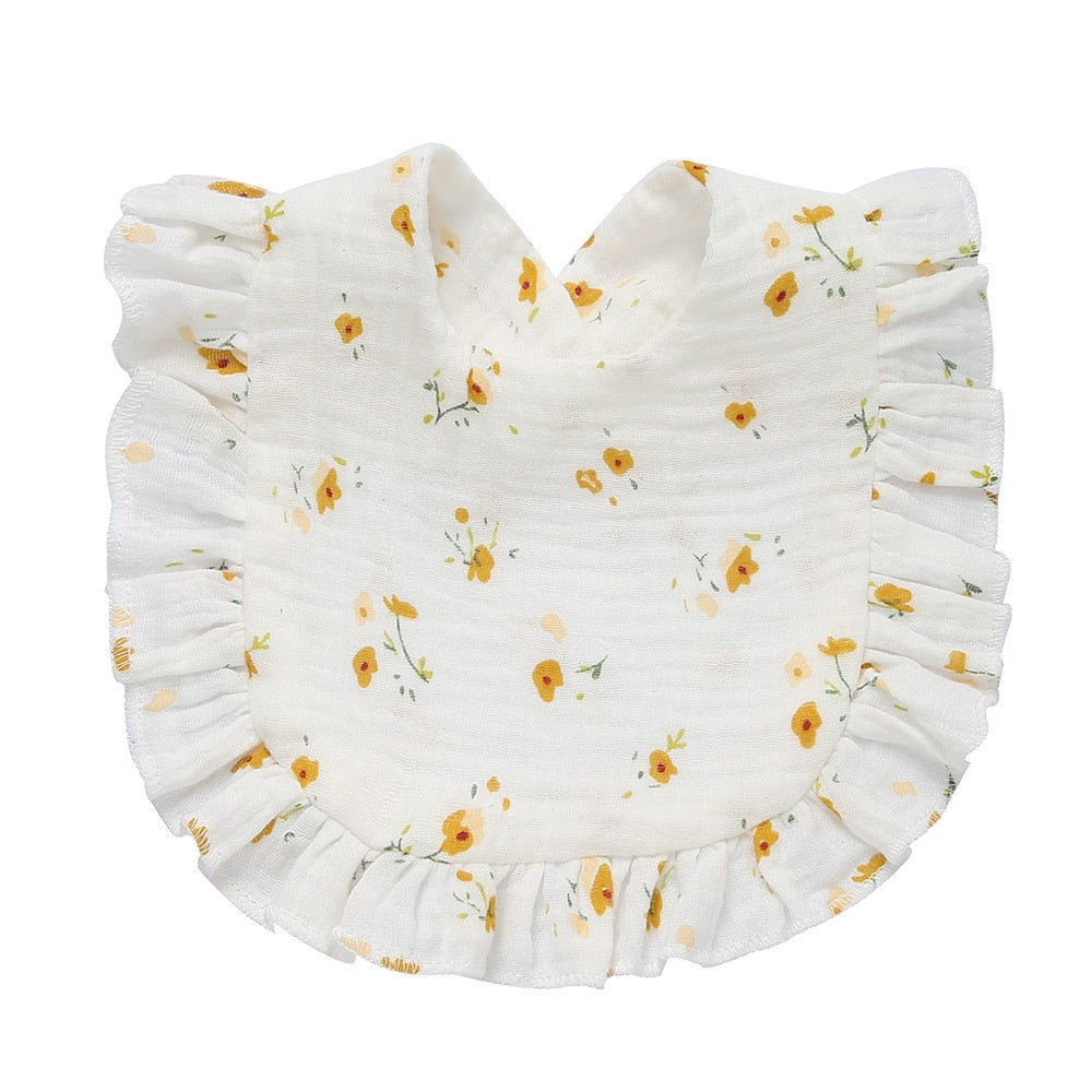 Newborn Burp, Drool, Teething Bibs-MamaToddler-Buttercup-Mama Toddler