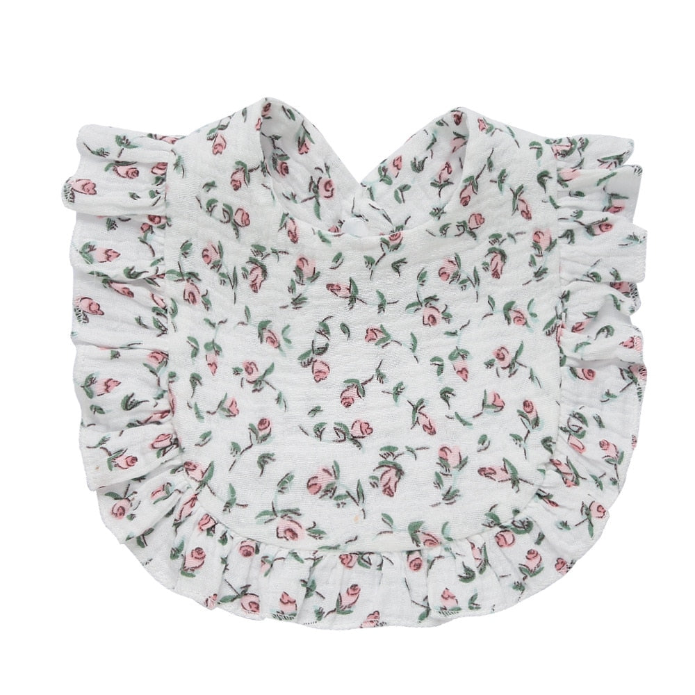 Newborn Burp, Drool, Teething Bibs-MamaToddler-Rose-Mama Toddler