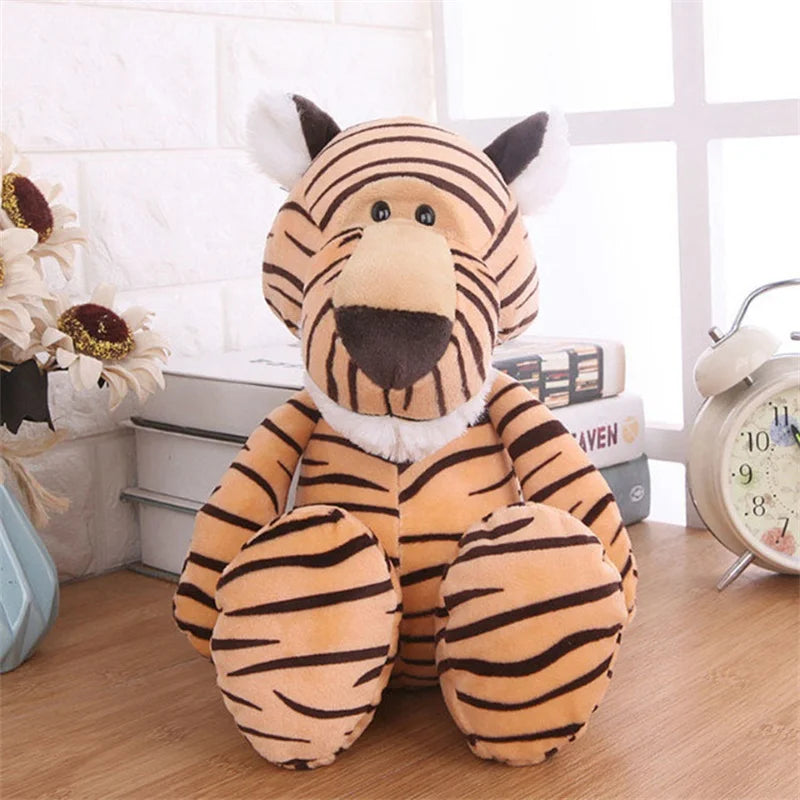 Soft Plush Jungle Animals Stuffed Toys-MamaToddler-Raccoon-25-28 cm-Mama Toddler