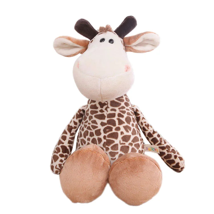 Soft Plush Jungle Animals Stuffed Toys-MamaToddler-Deer-25-28 cm-Mama Toddler