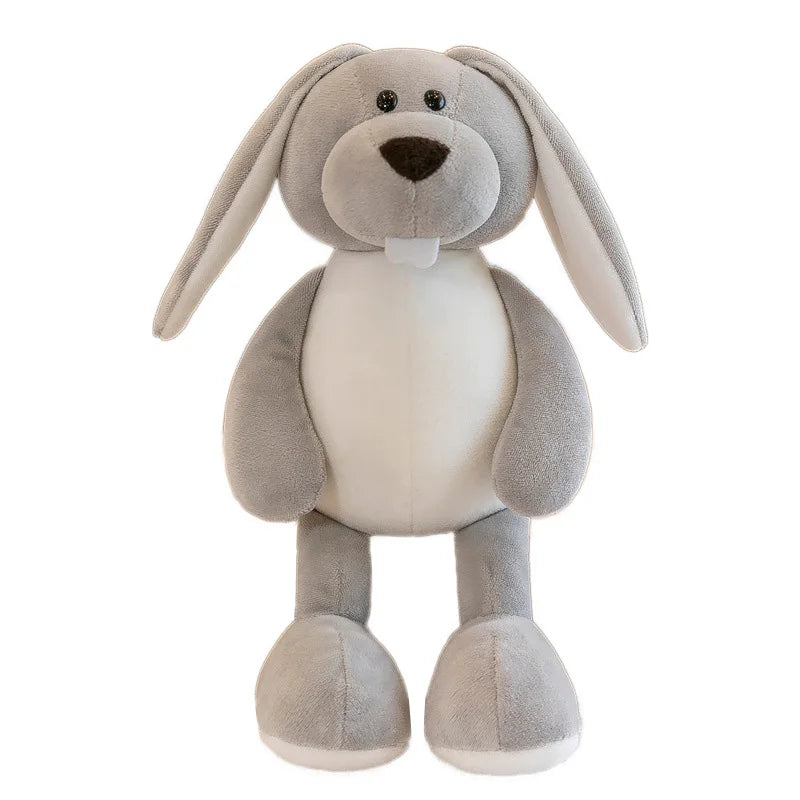 Soft Plush Jungle Animals Stuffed Toys-MamaToddler-Gray Rabbit-25-28 cm-Mama Toddler