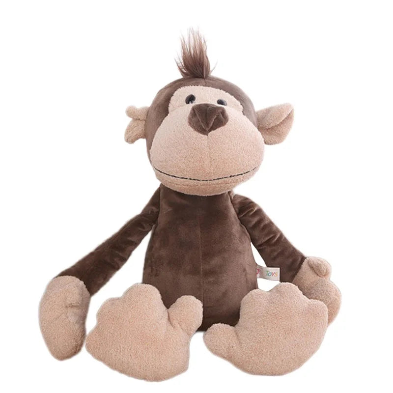 Soft Plush Jungle Animals Stuffed Toys-MamaToddler-Monkey-25-28 cm-Mama Toddler