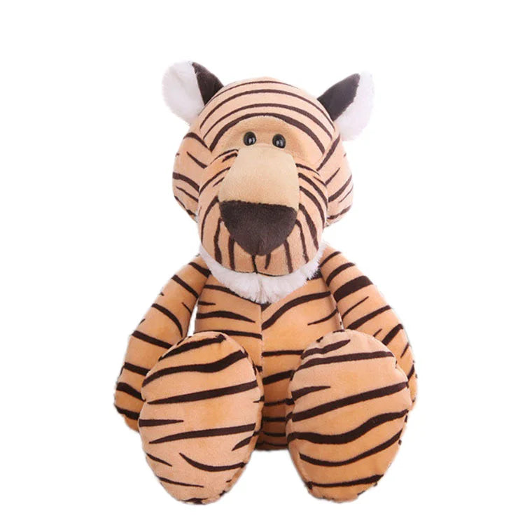 Soft Plush Jungle Animals Stuffed Toys-MamaToddler-Tiger-25-28 cm-Mama Toddler