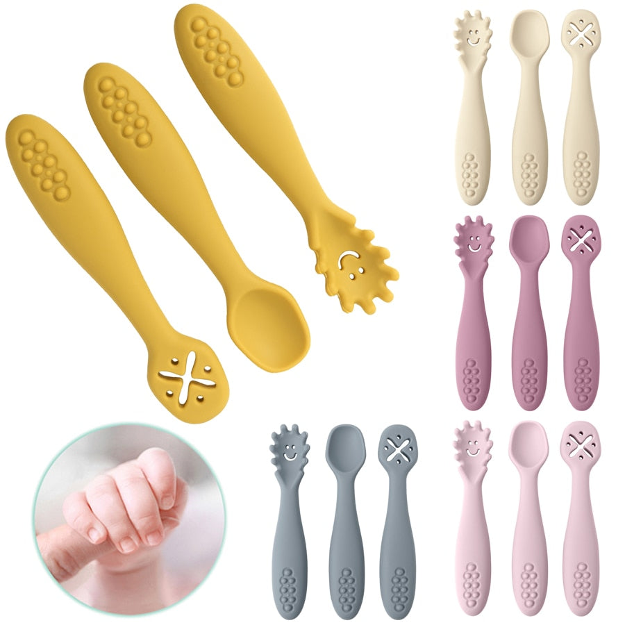 Toddlearn Learning Spoons - Set of 3-MamaToddler-Beach Sand-Mama Toddler