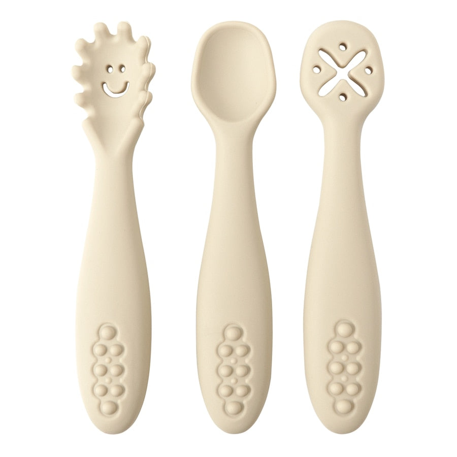 Toddlearn Learning Spoons - Set of 3-MamaToddler-Beach Sand-Mama Toddler