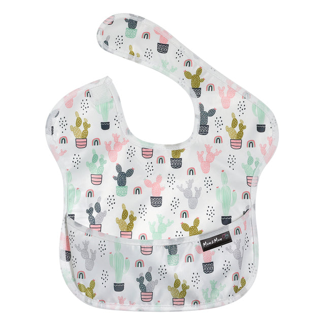 Unisex Waterproof Stain and Odor Resistant Feeding Baby Bibs-Mama Toddler-Cactus-Mama Toddler