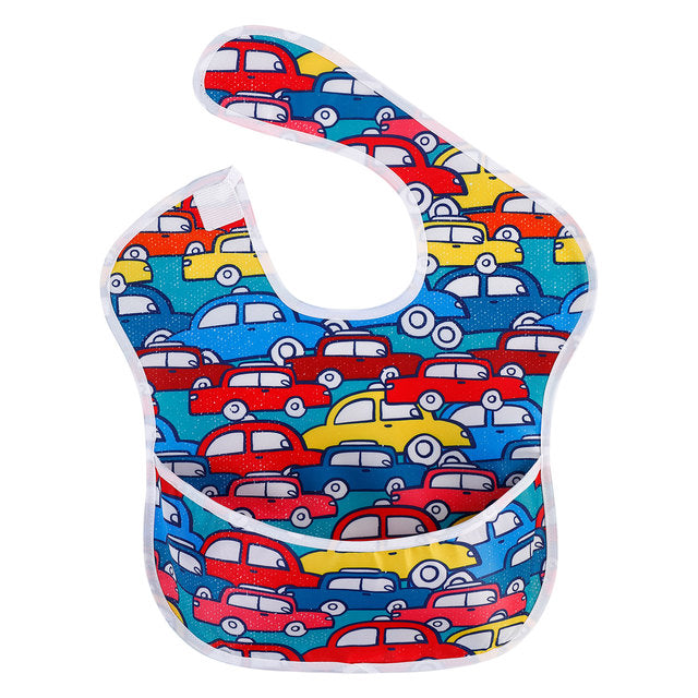 Unisex Waterproof Stain and Odor Resistant Feeding Baby Bibs-Mama Toddler-Cars 1-Mama Toddler