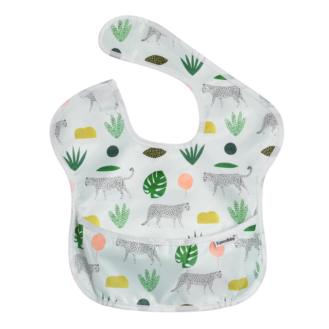 Unisex Waterproof Stain and Odor Resistant Feeding Baby Bibs-Mama Toddler-Jaguar & Forest-Mama Toddler