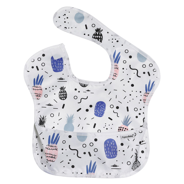 Unisex Waterproof Stain and Odor Resistant Feeding Baby Bibs-Mama Toddler-Juicy Pineapple-Mama Toddler