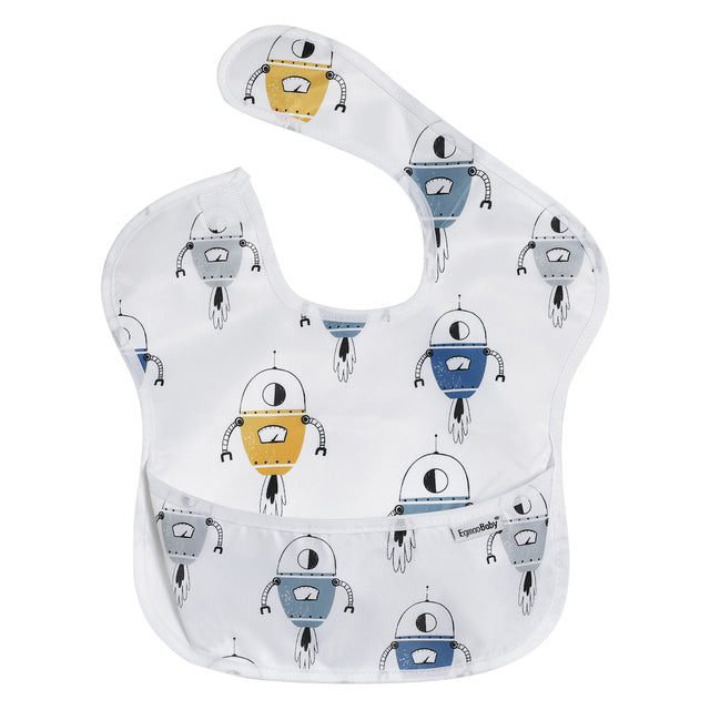 Unisex Waterproof Stain and Odor Resistant Feeding Baby Bibs-Mama Toddler-Rockets-Mama Toddler