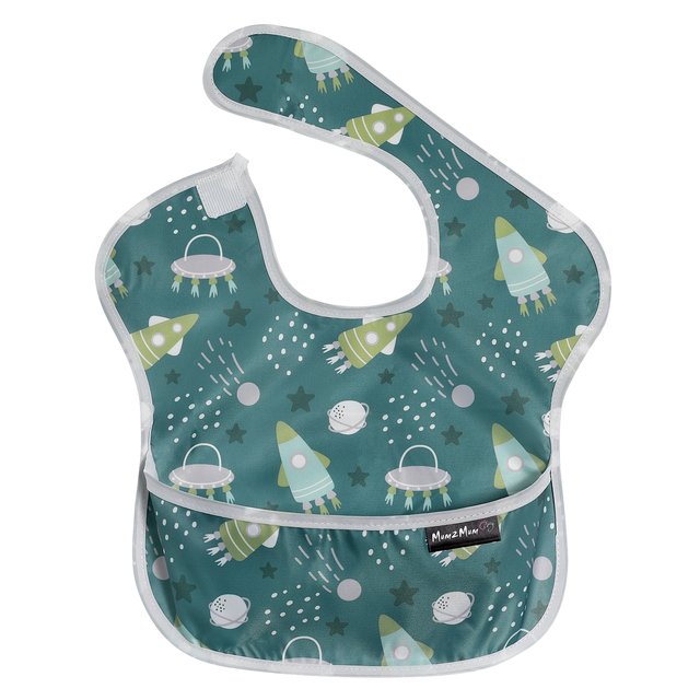 Unisex Waterproof Stain and Odor Resistant Feeding Baby Bibs-Mama Toddler-Space Exploration-Mama Toddler