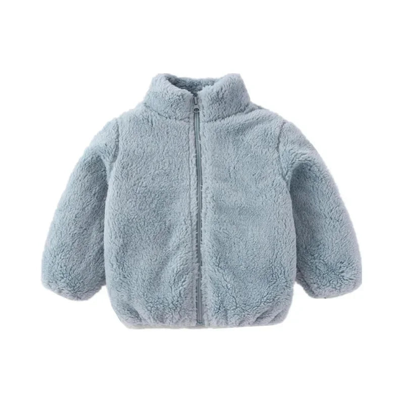 Warm Cozy Fleece Jacket-MamaToddler-Blue-6-12 Months-Mama Toddler