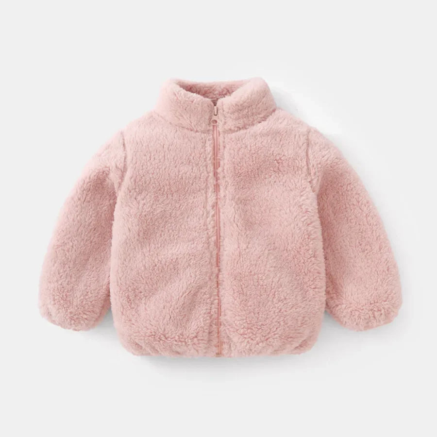 Warm Cozy Fleece Jacket-MamaToddler-Pink-6-12 Months-Mama Toddler