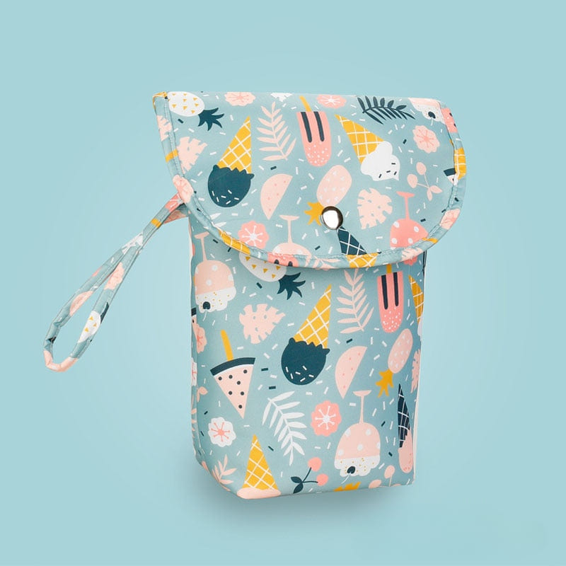 Waterproof and Reusable Baby Diaper Bag-MamaToddler-Ice Cream-Mama Toddler