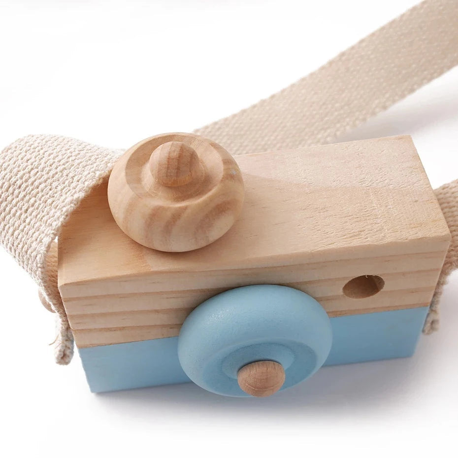 Wooden Camera Baby Toy-MamaToddler-Green camera-Mama Toddler